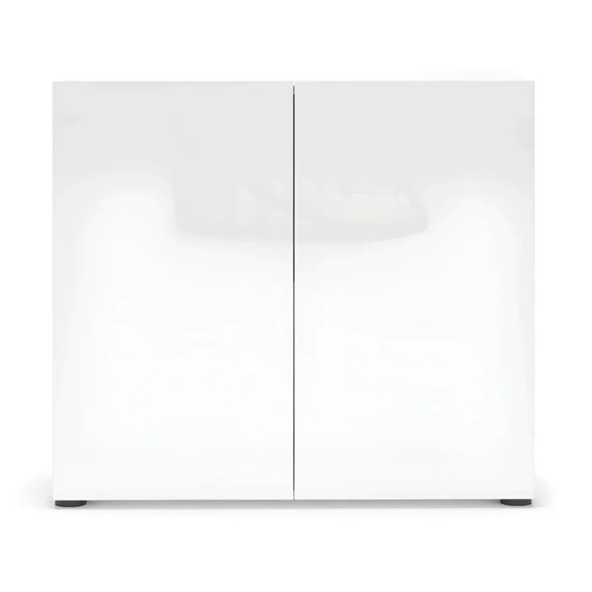Mobile Madia 90x38x79 cm con 2 Ante e Ripiano