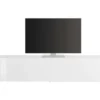 Mobile Porta TV Bianco Lucido con 1 Anta 180 cm Madia Bassa per Soggiorno