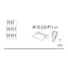 Mobile Scarpiera 3 Ante Ribalta Olmo Slim in Legno Porta Scarpe Slim Kit Armadio