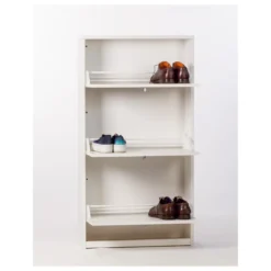Mobile Scarpiera 3 Ante Ribalta Olmo Slim in Legno Porta Scarpe Slim Kit Armadio