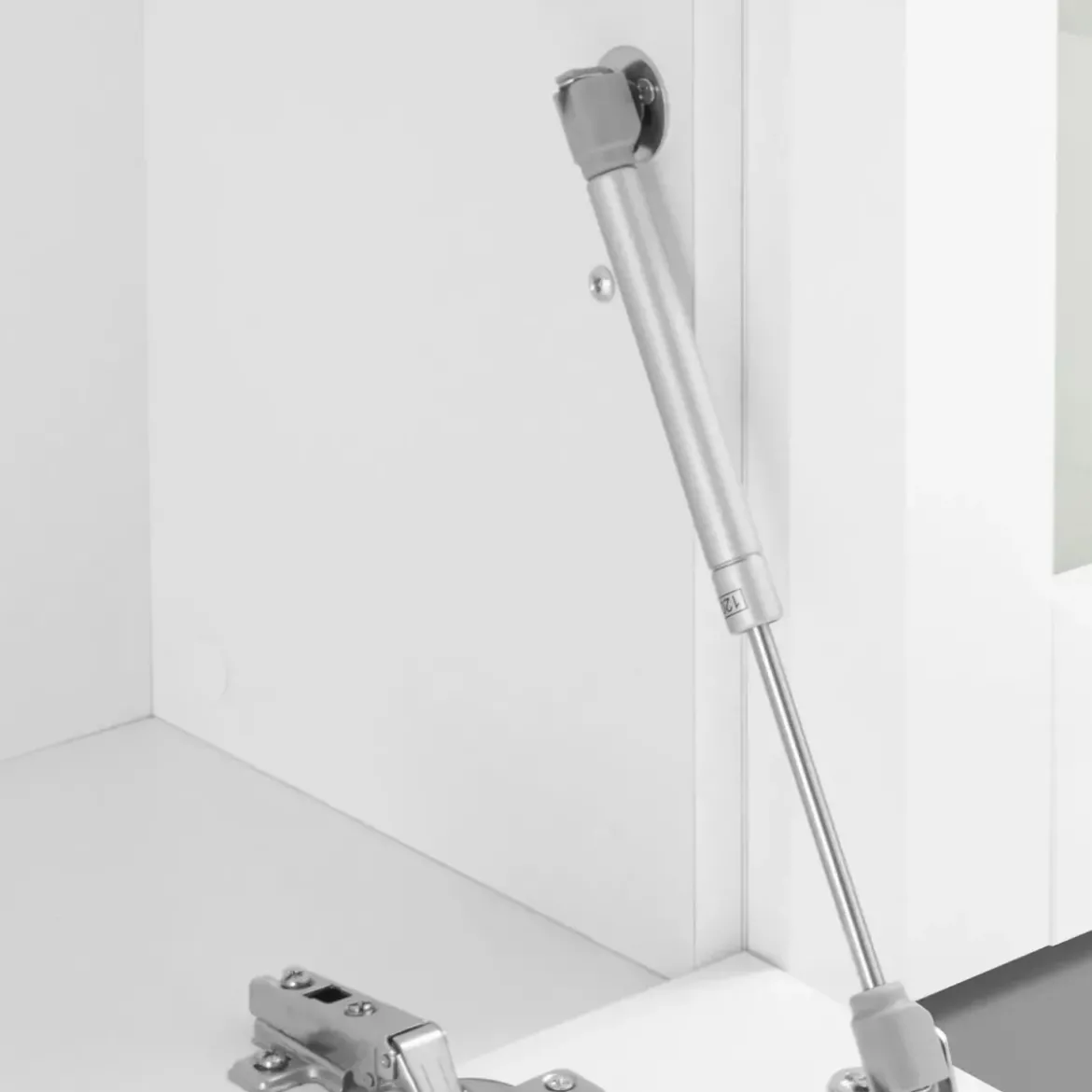 Mobile Soggiorno Vetrina Porta TV da Parete Pavimento 260cm Bianco