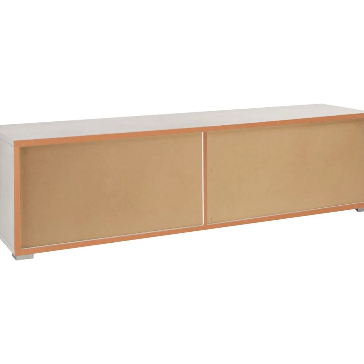Mobile TV 4 Cassetti Moderno Credenza 180 Bianco Noce Cassettiera Legno