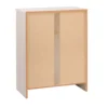 Mobile 62x80 2 Ante Bianco Ripiano Multiuso Mobiletto Ufficio Lavanderia Bagno
