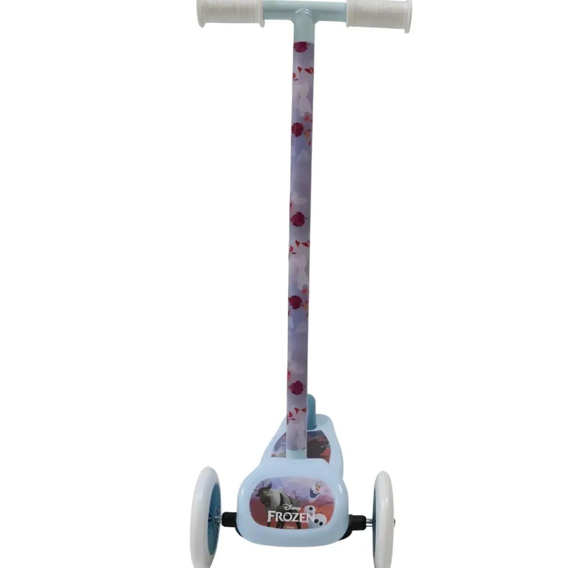 Monopattino Bambini 3 Ruote Disney Frozen Azzurro con Freno a Pedale