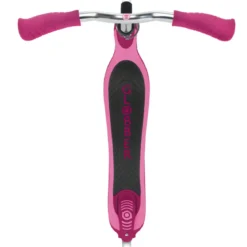 Monopattino Bimbi 2 Ruote Rosa Rubino Manubrio Regolabile Ruote LED