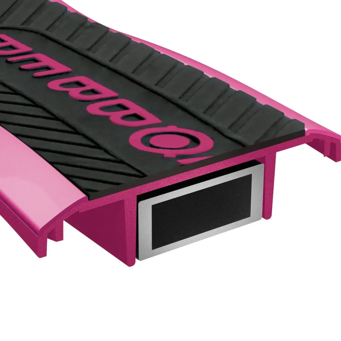 Monopattino Bimbi 2 Ruote Rosa Rubino Manubrio Regolabile Ruote LED
