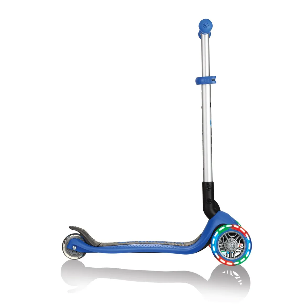 Monopattino con Luci per Bambino Blu max 50 kg Scooter Pieghevole