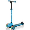 Monopattino Elettrico a 3 Ruote Azzurro per Bambini 80W Regolabile
