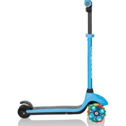 Monopattino Elettrico a 3 Ruote Azzurro per Bambini 80W Regolabile