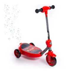 Monopattino Elettrico Cars con Bolle Sapone Scooter a Spinta 3 Ruote per Bambini