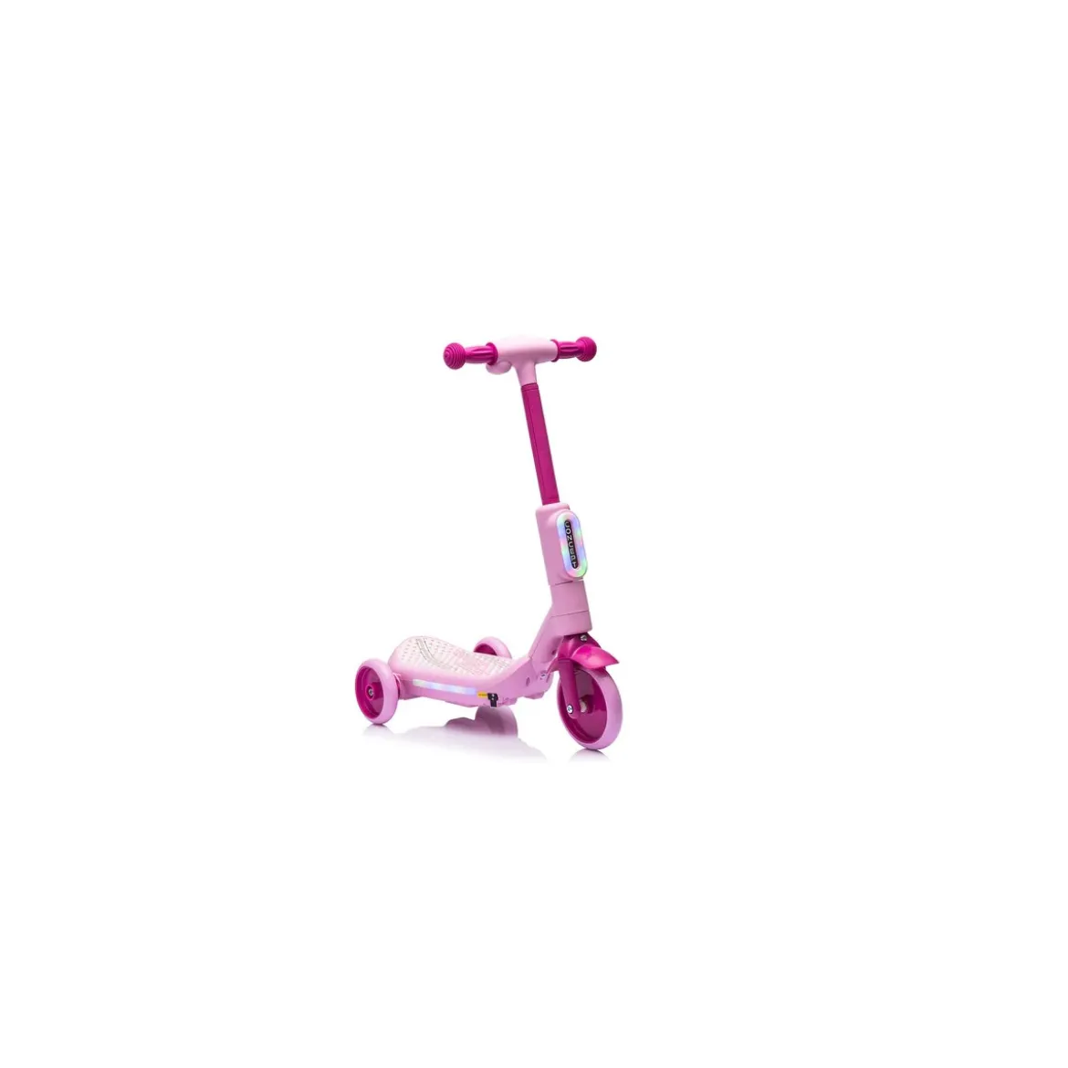 Monopattino Elettrico per Bambini Rosa Deluxe con Protezioni