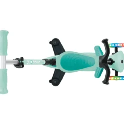 Monopattino Evolutivo 3 in 1 Verde Menta con Luci LED Sterzo 360