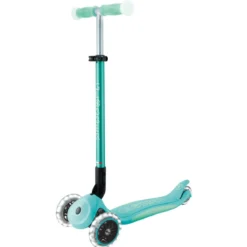 Monopattino per Bambini a 3 Ruote Verde Menta Ruote LED Regolabile