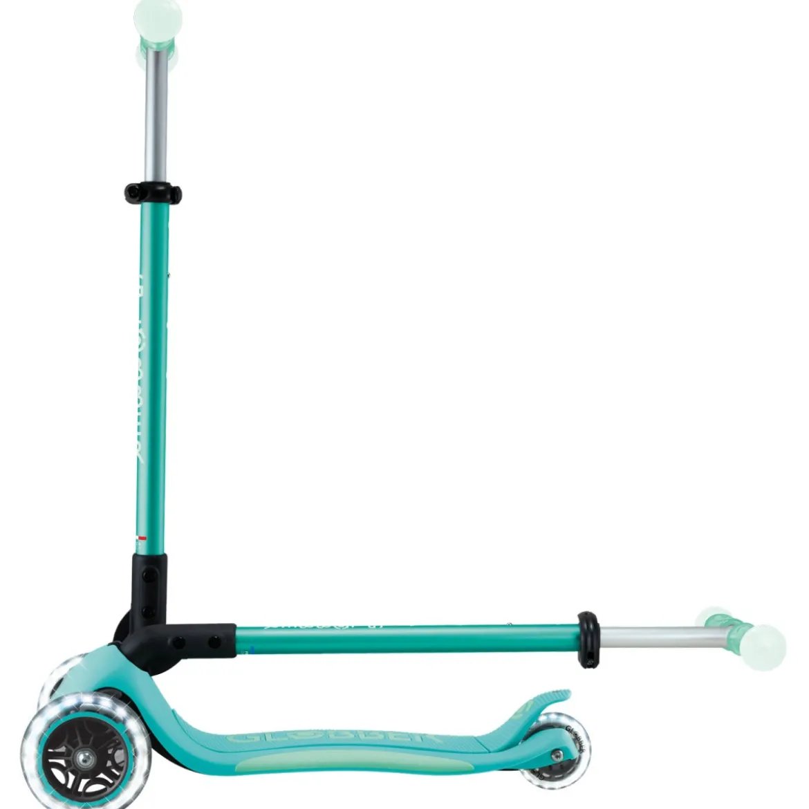 Monopattino per Bambini a 3 Ruote Verde Menta Ruote LED Regolabile
