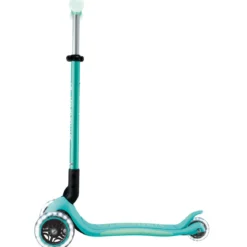Monopattino per Bambini a 3 Ruote Verde Menta Ruote LED Regolabile