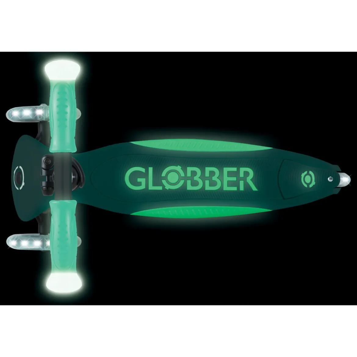 Monopattino per Bambini a 3 Ruote Verde Menta Ruote LED Regolabile