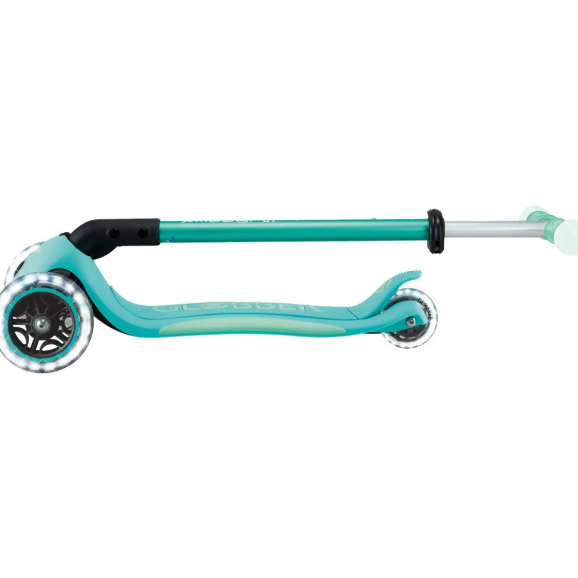 Monopattino per Bambini a 3 Ruote Verde Menta Ruote LED Regolabile
