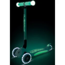 Monopattino per Bambini a 3 Ruote Verde Menta Ruote LED Regolabile