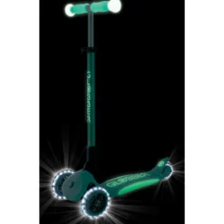 Monopattino per Bambini a 3 Ruote Verde Menta Ruote LED Regolabile