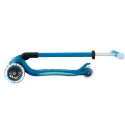Monopattino per Bambini a 3 Ruote Blu Petrolio Ruote LED Regolabile