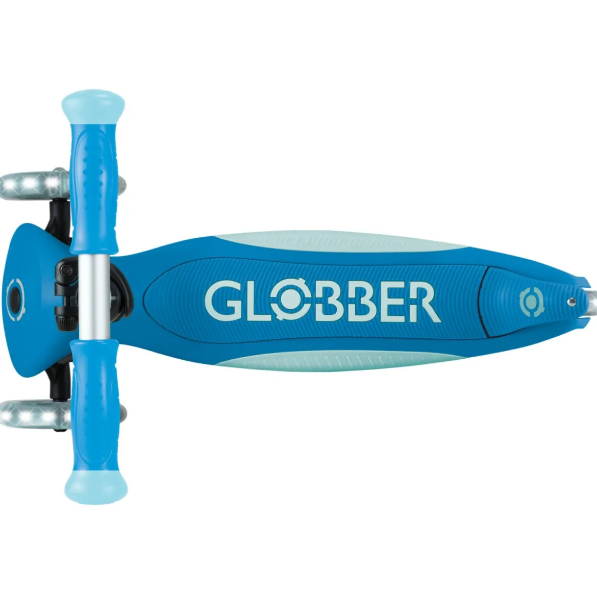 Monopattino per Bambini a 3 Ruote Blu Petrolio Ruote LED Regolabile