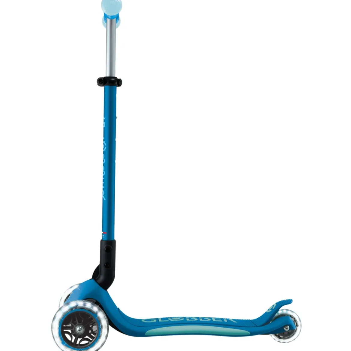 Monopattino per Bambini a 3 Ruote Blu Petrolio Ruote LED Regolabile