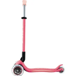 Monopattino per Bambini a 3 Ruote Rosa Pastello Ruote LED Regolabile