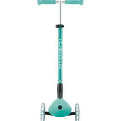 Monopattino per Bambini a 3 Ruote Verde Menta con Luci LED Regolabile