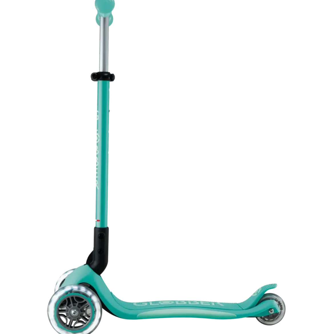 Monopattino per Bambini a 3 Ruote Verde Menta con Luci LED Regolabile