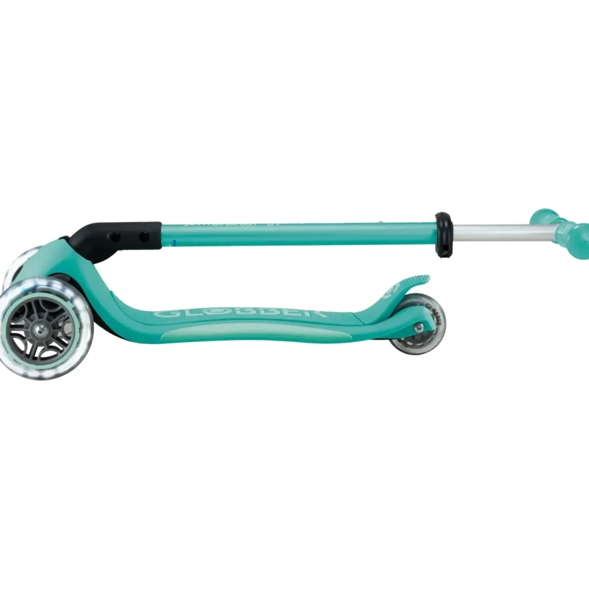 Monopattino per Bambini a 3 Ruote Verde Menta con Luci LED Regolabile