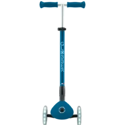 Monopattino per Bambini a 3 Ruote Blu Petrolio con Luci LED Regolabile