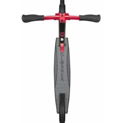 Monopattino per Bambini 8+ Nero Rosso con Ruote Grandi Fino a 100 kg