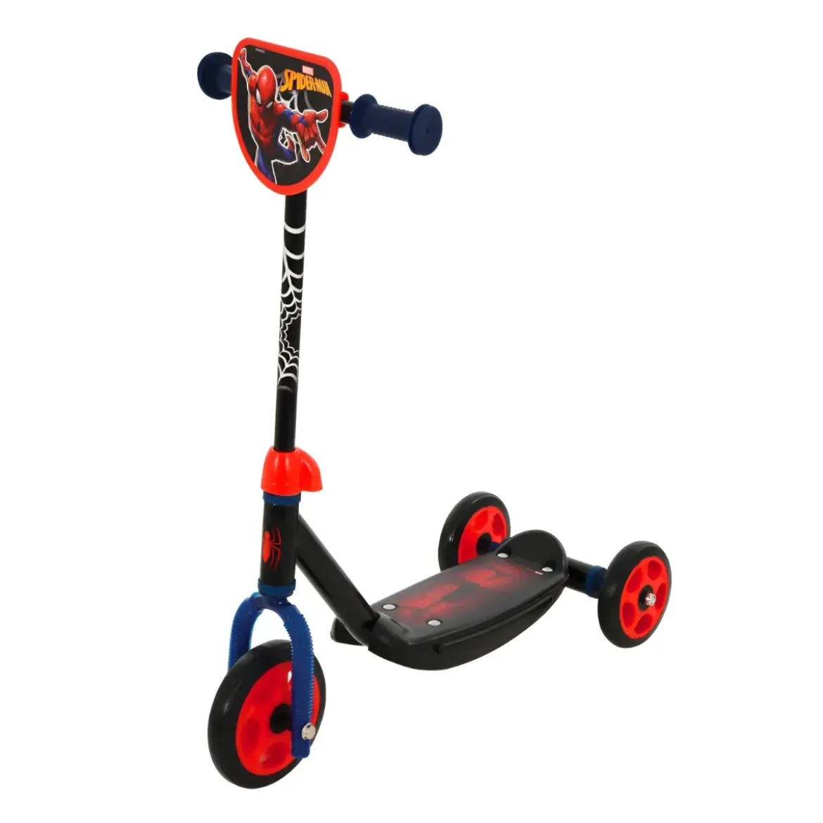 Monopattino per Bambini 3 Ruote Spiderman Marvel Manubrio Regolabile