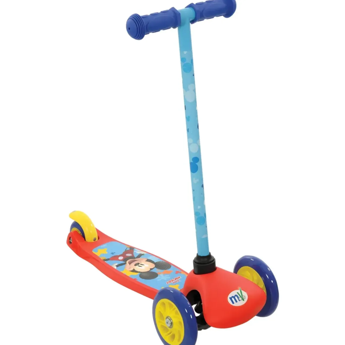 Monopattino per Bambini 3 Ruote Topolino Disney Manubrio Regolabile