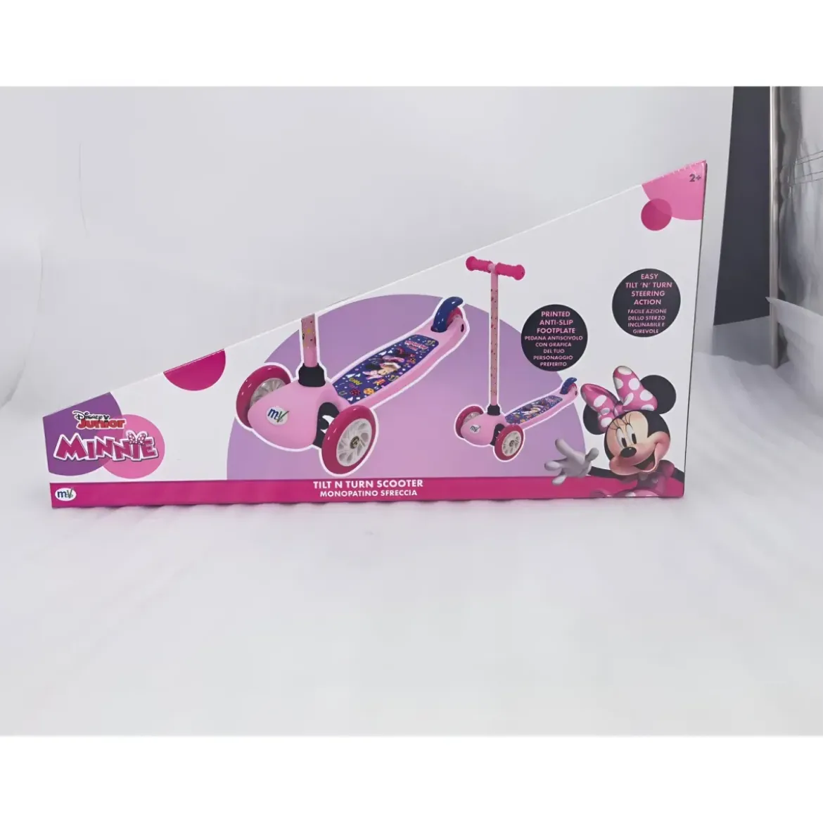 Monopattino per Bambini 3 Ruote Minnie Disney Manubrio Regolabile