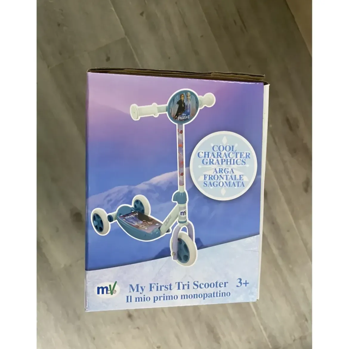 Monopattino per Bambini 3 Ruote Frozen Disney Manubrio Regolabile