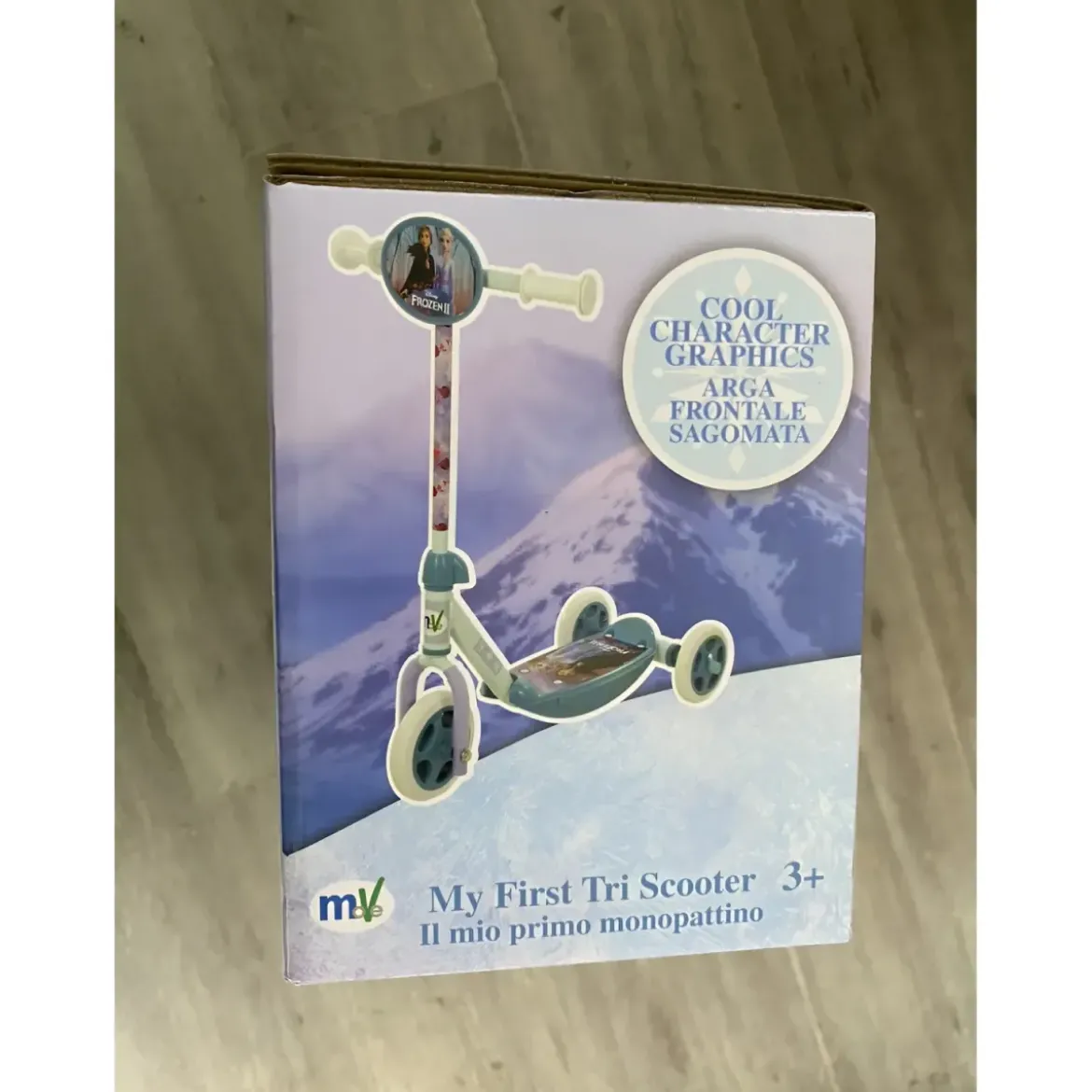 Monopattino per Bambini 3 Ruote Frozen Disney Manubrio Regolabile