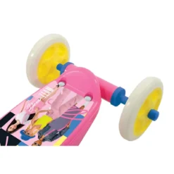 Monopattino per Bambini 3 Ruote Barbie Rosa Manubrio Regolabile