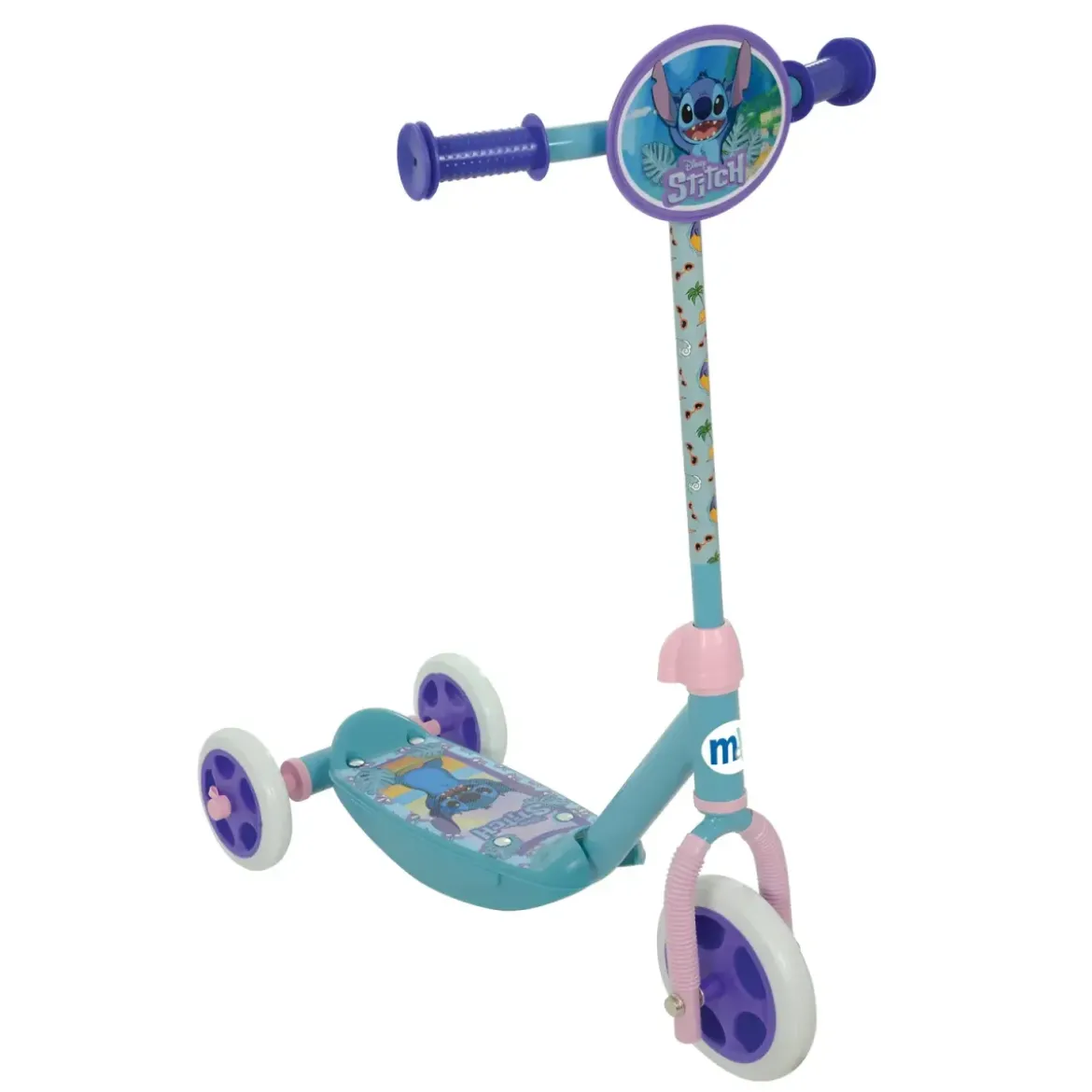 Monopattino per Bambini 3 Ruote Stitch Disney Manubrio Regolabile