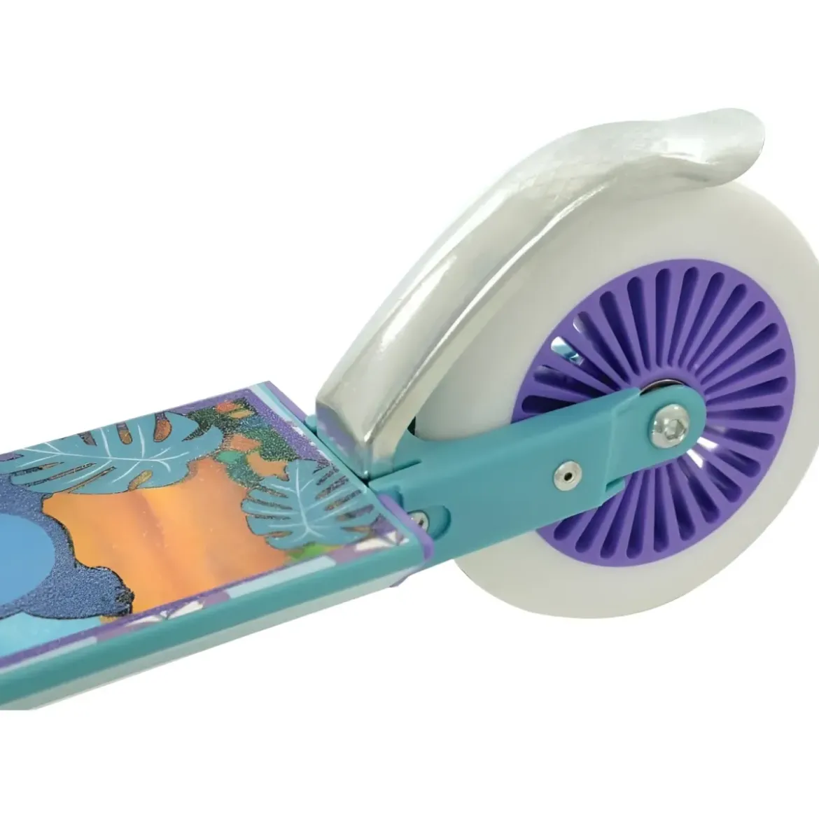 Monopattino Pieghevole Bambini Stitch 2 Ruote Manubrio Regolabile