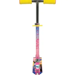 Monopattino Pieghevole Bambini Barbie 2 Ruote Manubrio Regolabile