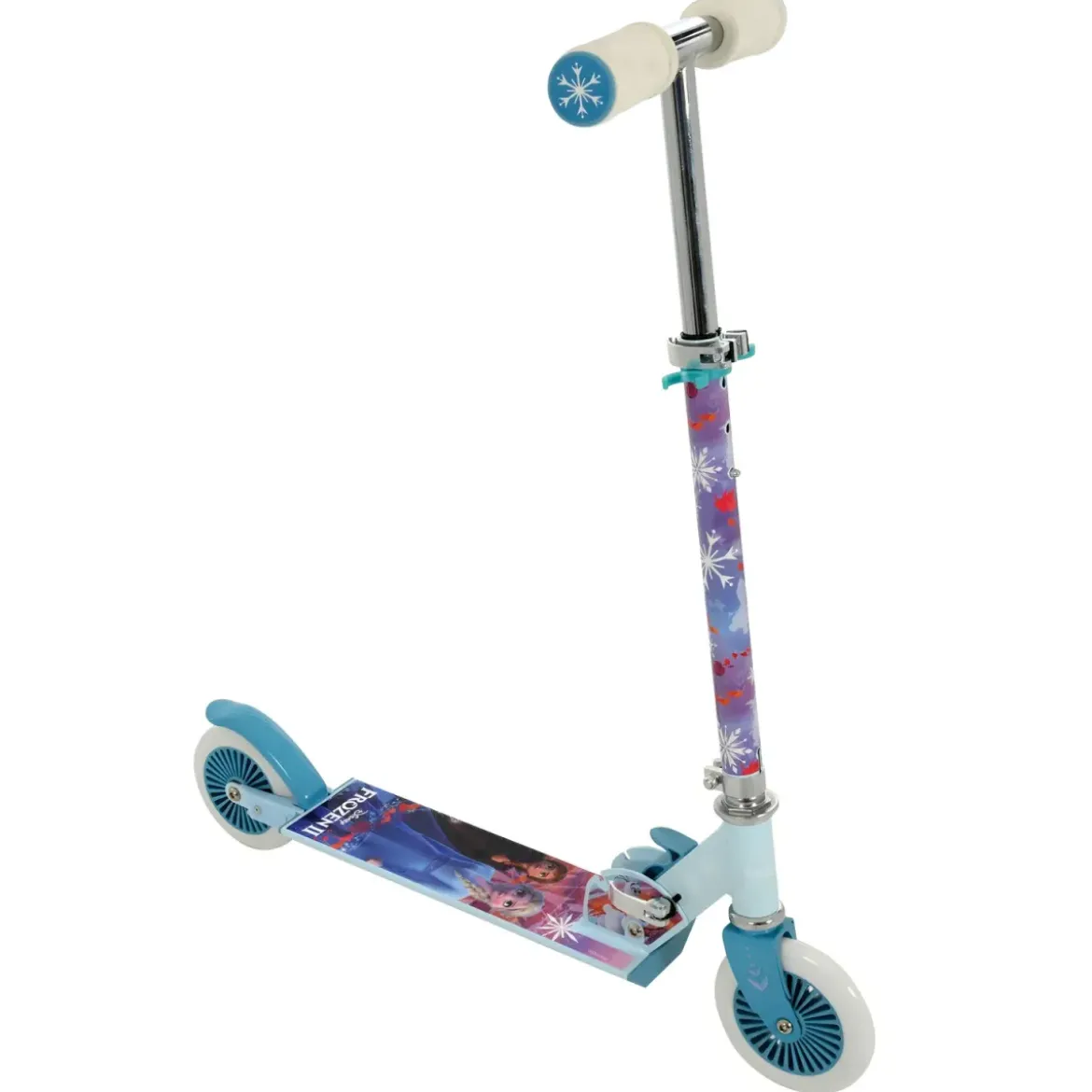 Monopattino Pieghevole Bambini Frozen 2 Ruote Manubrio Regolabile