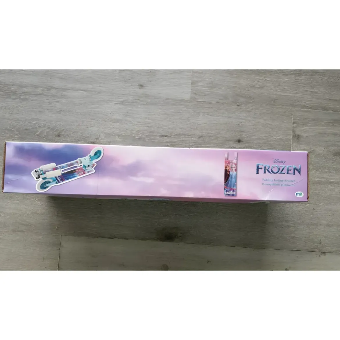 Monopattino Pieghevole Bambini Frozen 2 Ruote Manubrio Regolabile