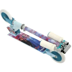 Monopattino Pieghevole Bambini Frozen 2 Ruote Manubrio Regolabile