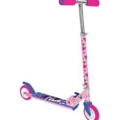 Monopattino Pieghevole Bambini Minnie 2 Ruote Manubrio Regolabile