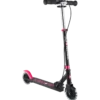 Monopattino Pieghevole per Bambini 2 Ruote Nero Rosa Luci Anteriori