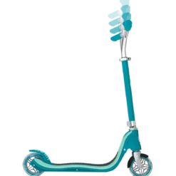Monopattino Regolabile Bambini 6+ a 2 Ruote 100 kg Verde Acqua Robusto