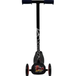 Monopattino 3 Ruote Bambini Spiderman Marvel Nero con Freno a Pedale