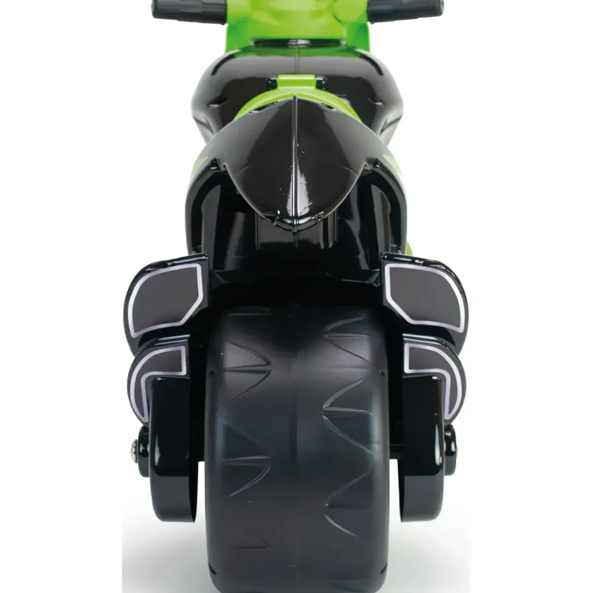 Moto Cavalcabile per Bambini Verde Nero Primi Passi Scooter Ergonomico