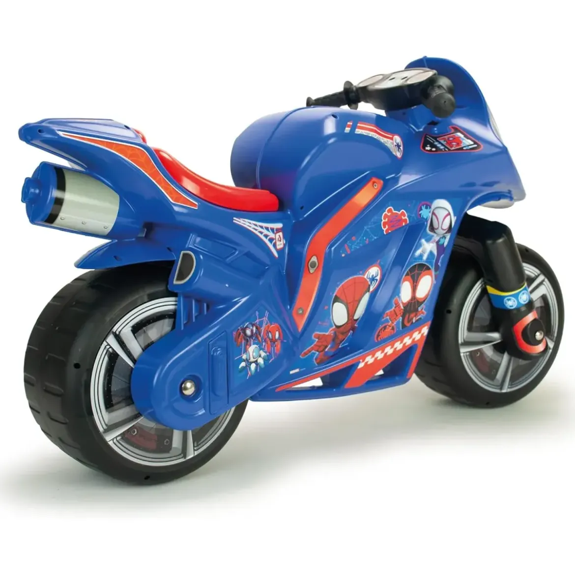 Moto Cavalcabile per Bambini Blu Spidey Marvel Equilibrio Max 50kg